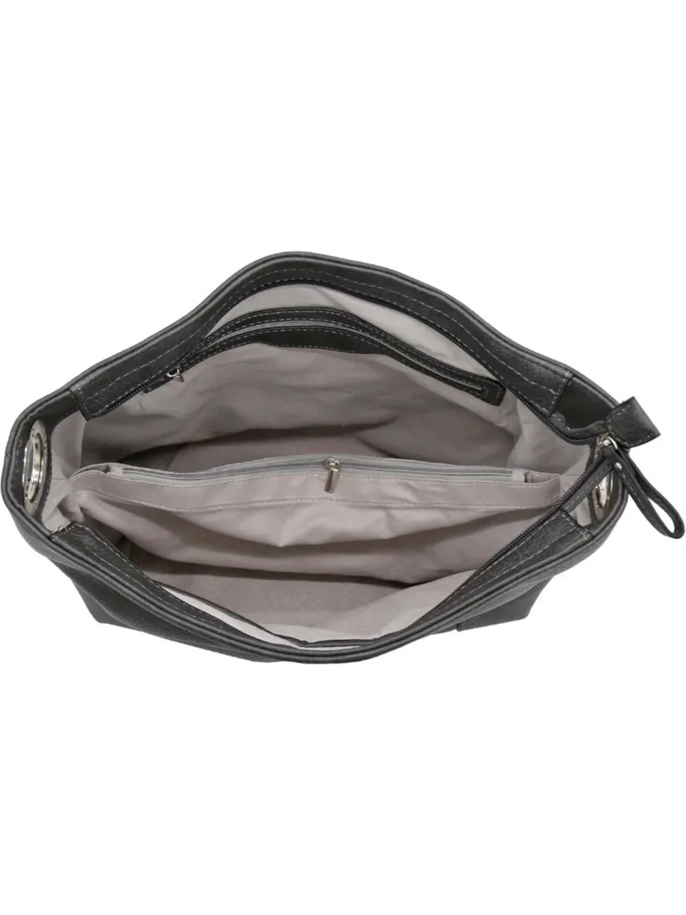 Stylish Hobo Shoulder Bag with Large Snap Hook, Chic Everyday Accessory